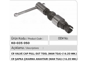 Bosch Common Rail Enjektör Şapka Çektirmesi (MAN TGA 16.20 MM)